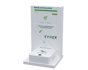 product image of the tyrex d-rex console for usb malware removal